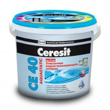 Затирка Ceresit CE40 Aquastatic серый (07), 2кг